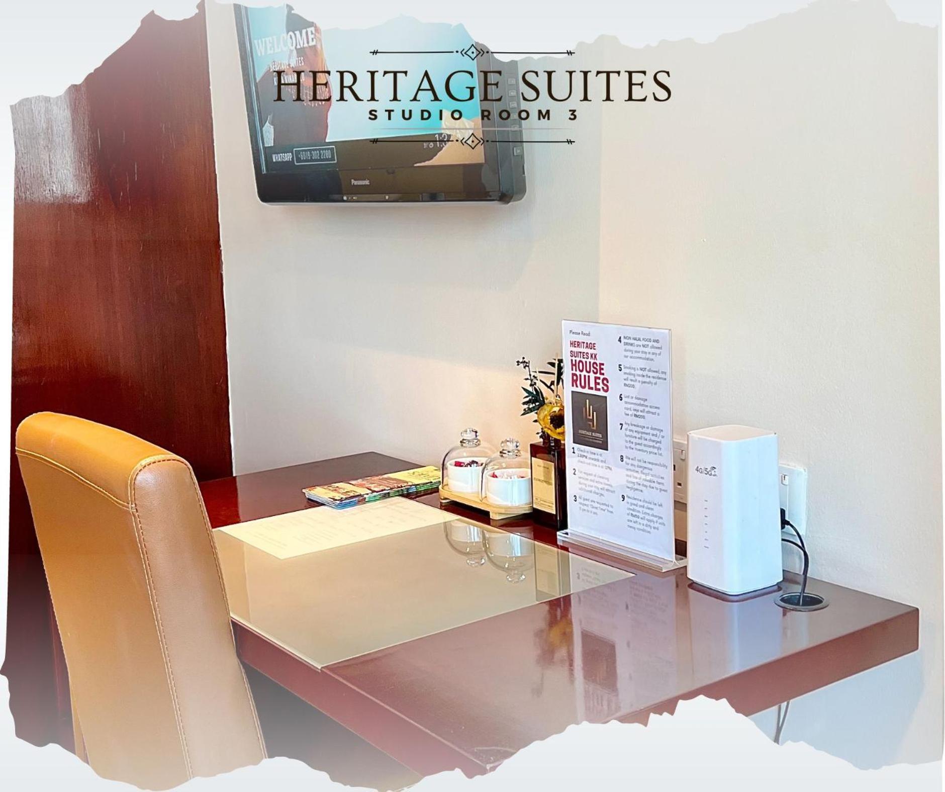 New Homestay !! Heritage Suites Near Imago Mall City Central , Free Highspeed Wifi & Netflix , Κότα Κιναμπαλού Εξωτερικό φωτογραφία