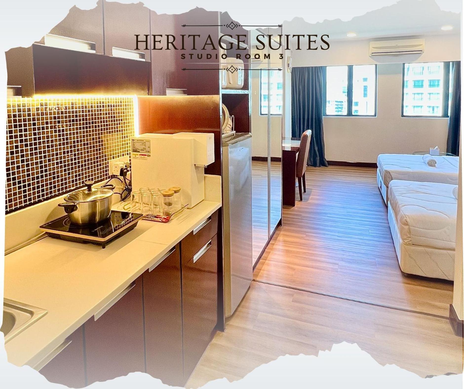 New Homestay !! Heritage Suites Near Imago Mall City Central , Free Highspeed Wifi & Netflix , Κότα Κιναμπαλού Εξωτερικό φωτογραφία